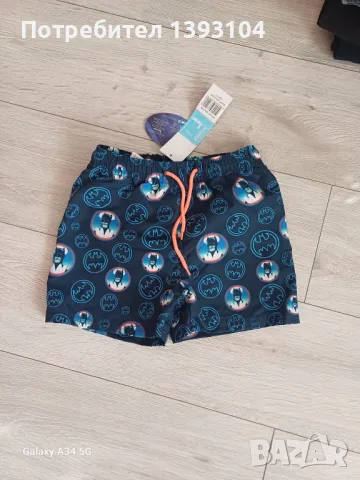 Нов бански с Батман, с етикет, за 6г.