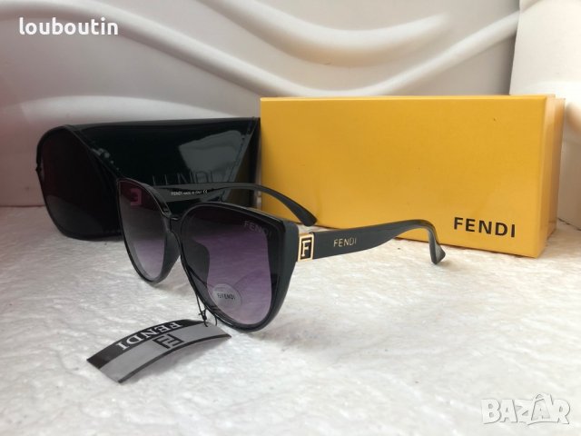 Fendi 2022 дамски слънчеви очила тип котка с лого, снимка 8 - Слънчеви и диоптрични очила - 37098691