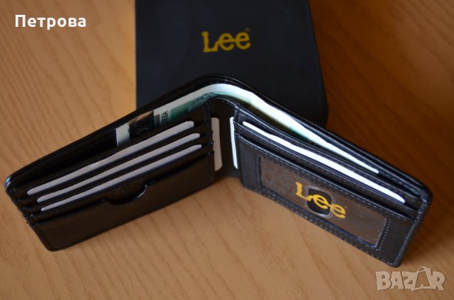 Lee Billfold с RFID защита хоризонтален портфейл, снимка 6 - Портфейли, портмонета - 32564346