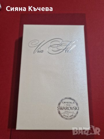 Дамско колие с кристал Swarovski, снимка 6 - Колиета, медальони, синджири - 43699845