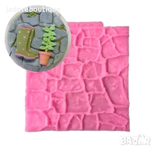 Силиконов молд Мозайка камъни, снимка 1