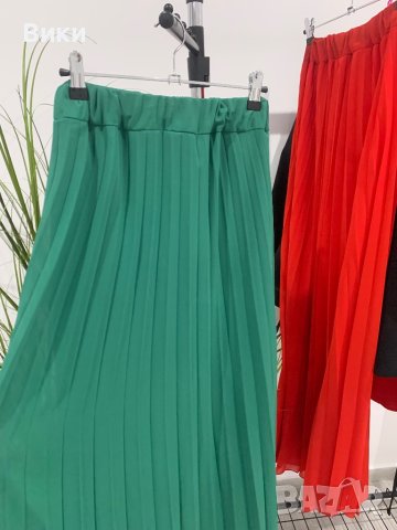 Дълга плисирана пола, снимка 12 - Поли - 43500948