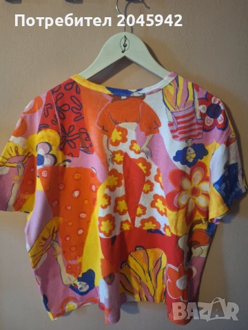 Дамска тениска ZARA, снимка 7 - Тениски - 50676810