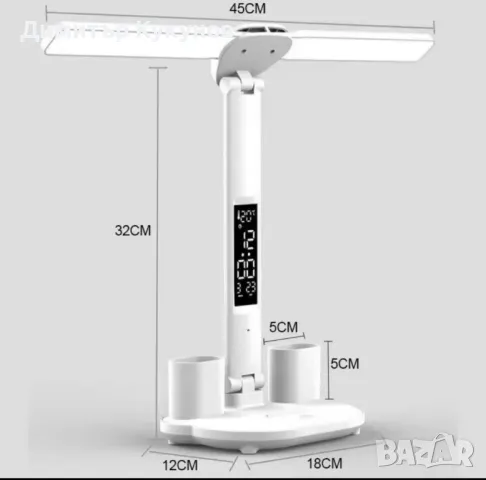 Led лампа за бюро със сензор и 3 режима на светлина, снимка 7 - Лед осветление - 47974734