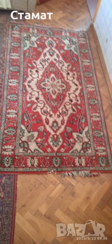 Персийски килим 1.70/0.9 Запазен Има малки забележки в двата края, снимка 6 - Други - 51116512