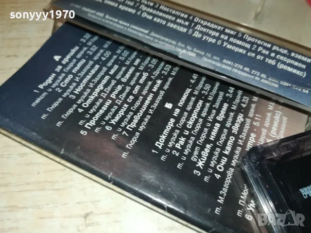 ГЛОРИЯ-ОРИГИНАЛНА КАСЕТА 2803251914, снимка 15 - Аудио касети - 49679179