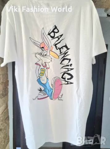 BALENCIAGA тениска дамска, снимка 3 - Тениски - 47916030