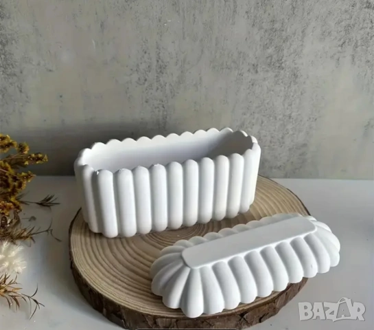 Молд кашпа 3 части 16,3 см, снимка 7 - Форми - 53162972