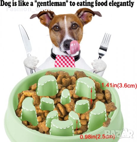 Нова купа за бавно хранене за куче домашен любимец Кучешка чиния, снимка 4 - За кучета - 39764273