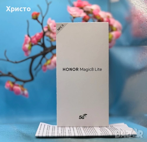 НОВ!!! Honor Magic 8 Lite 512GB + 8GB RAM, Forest Green, 7 500 mAh , снимка 3 - Други - 53213204