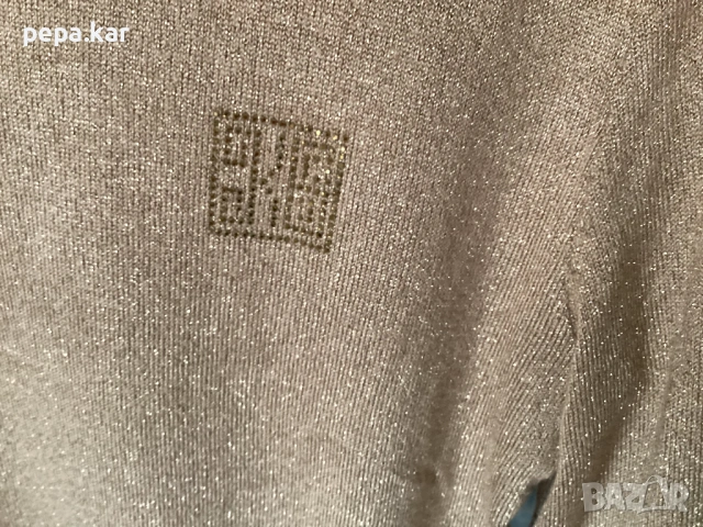 KENZOL Златна блуза М-L размер, снимка 2 - Блузи с дълъг ръкав и пуловери - 53580341