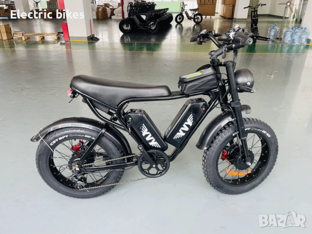 Електрически велосипед YVY C20Max (Q20 Pro) – 2000W, 40Ah, с две батерии, 20” Fatbike, снимка 2 - Велосипеди - 47386811