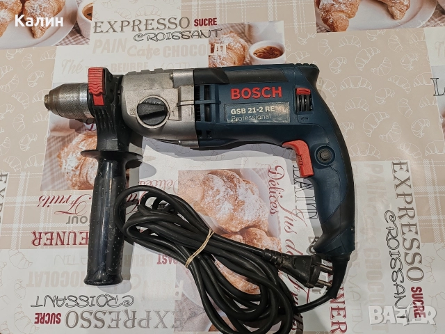 Bosch GSB 21-2 RE /1100W Ударна двускоростна бормашина