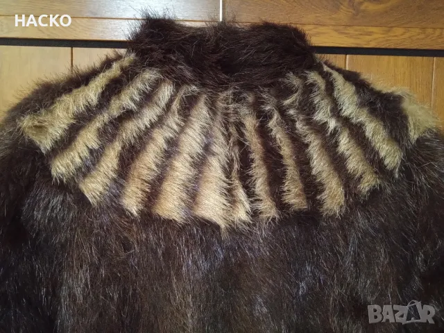 Промо ЦЕНА Кожух от НУТРИ Размер 38 100% Истински, снимка 17 - Палта, манта - 49483657