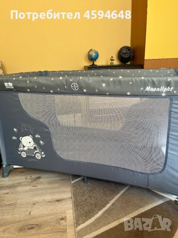 Сгъваема бебешка кошара, снимка 2 - Кошарки - 52545463