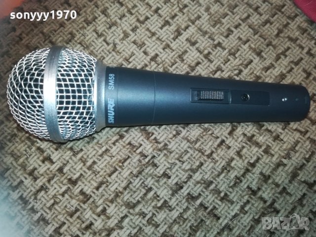 shure sm58-profi mic 0204212031, снимка 4 - Микрофони - 32402327