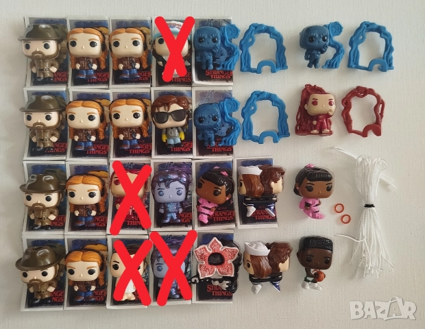 Kinder Joy Stranger things фигурки