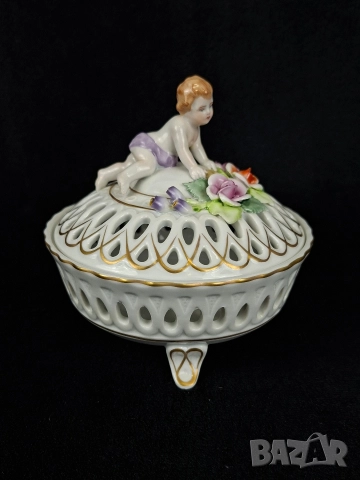 Ажурна бонбониера с капак - PMP, Германия