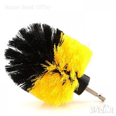 Комплект три броя почистващи четки за винтоверт и бормашина, снимка 8 - Винтоверти - 39376453