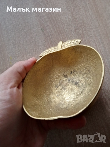 Купа ябълка от месинг , снимка 4 - Декорация за дома - 51829389