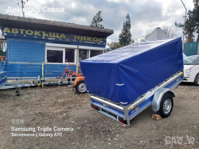 Туристическо, самосвално ремарке VESTA LIGHT 23 с брезент и шпригли Н-120, снимка 14 - Ремаркета - 53392528