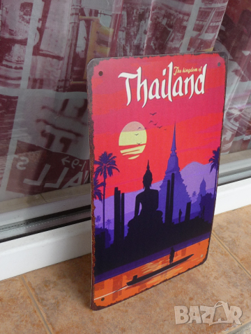 Метална табела Тайланд екзотика екскурзия Далечния изток Азия, снимка 2 - Декорация за дома - 44865572