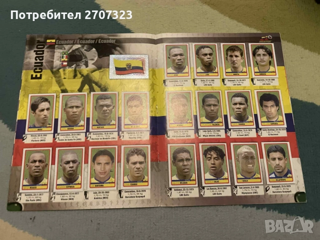 Албум Панини Копа Америка 2007 - изцяло попълнен, снимка 3 - Списания и комикси - 51473968