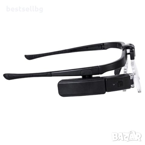 Лупа за глава с лед осветление очила за четене шиене бродиране плетене, снимка 4 - Други инструменти - 28966555