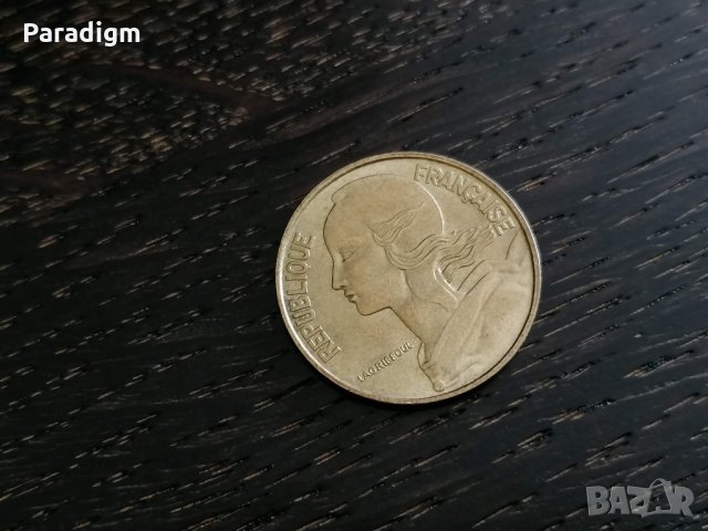 Монета - Франция - 20 сентима | 1963г., снимка 2 - Нумизматика и бонистика - 28369641