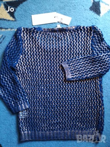 Нова блуза в кралско синьо, снимка 3 - Блузи с дълъг ръкав и пуловери - 43884402