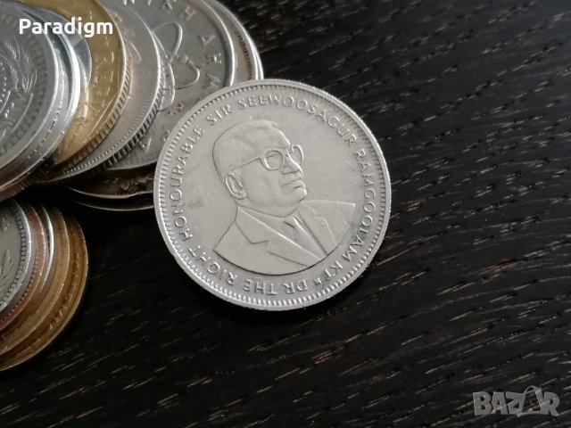 Монета - Мавриций - 1 рупия | 1987г., снимка 2 - Нумизматика и бонистика - 28733745