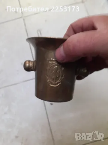 Среден аптекарски хаван с уши, снимка 4 - Декорация за дома - 41540437