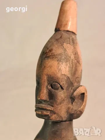 Африканска дървена фигура дърворезба 22//3, снимка 6 - Декорация за дома - 49199344