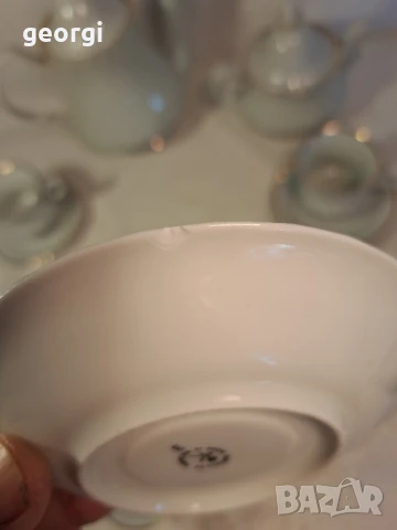 български бароков порцеланов сервиз Китка Разград    26/4, снимка 7 - Сервизи - 50815883