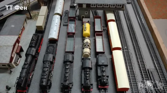 Парни локомотиви и вагони за електрически влакчета ТТ Пико Piko Tillig