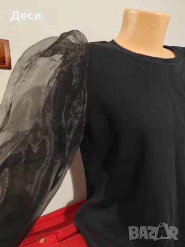 блузка с интересни ръкави на Zara, снимка 2 - Блузи с дълъг ръкав и пуловери - 47708505
