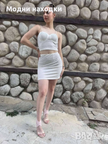 дамски сет с камъни 