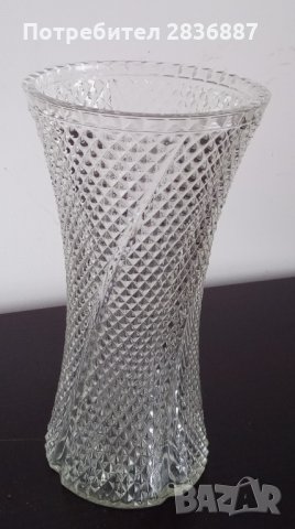 Голяма кристална ваза., снимка 10 - Вази - 35552685