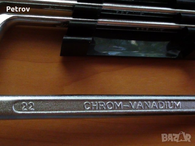 MEISTER - 7 бр. Немски Звездогаечни Ключове 6-22 , DIN 838 , CHROM-VANADIUM , внос Wuppertal Germany, снимка 9 - Ключове - 26399802