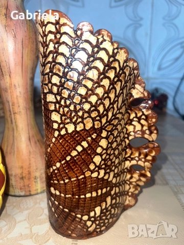 Три керамични вази , снимка 2 - Вази - 52837551