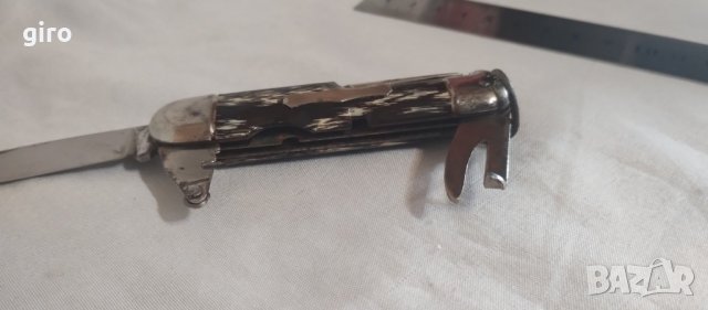 Ретро джобен нож Imperial Kamp King- USA с елмаз за рязане на стъкло, снимка 8 - Ножове - 43602796