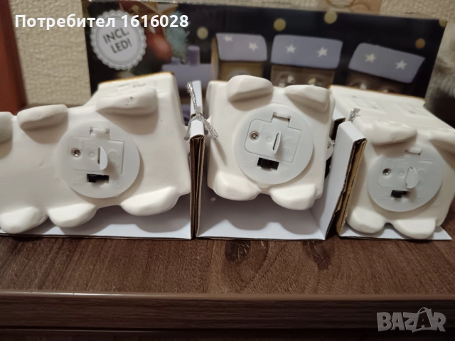 Керамичен Коледен светещ влак., снимка 13 - Декорация за дома - 52346515