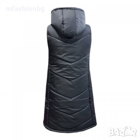 Дамски, Дълги елеци с качулка, вече до 5XL, снимка 6 - Елеци - 34960477