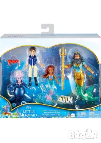 Оригинален Игрален комплект Дисни Ариел семейство и аксесоари/ Disney Ariel, снимка 1 - Фигурки - 49385886