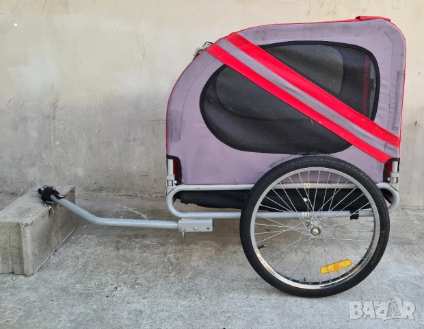 Ремарке за велосипед за домашни любимци във много добро състояние , снимка 2 - За кучета - 50753015