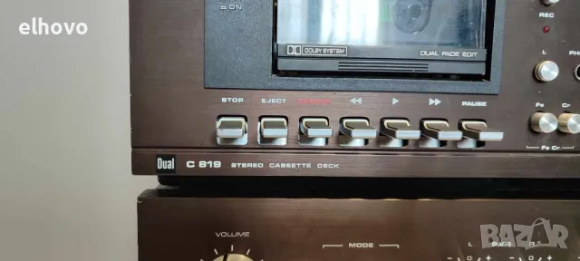 Стерео усилвател Dual CV1400, дек Dual C819, снимка 8 - Ресийвъри, усилватели, смесителни пултове - 47277780