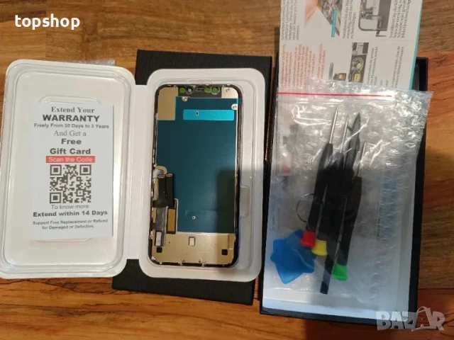 НОВ LCD Дисплей с тъчскрийн за iPhone 11 OLED комплект с инструменти и протектор, снимка 5 - Тъч скрийн за телефони - 50525207