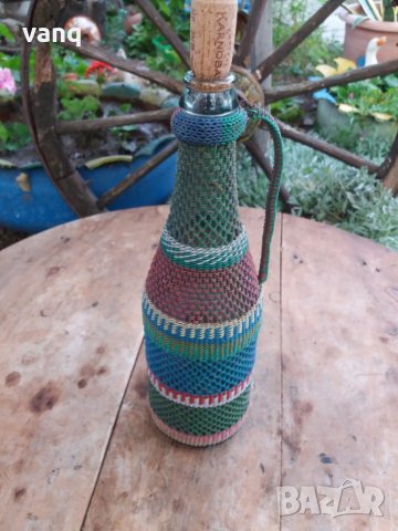 Плетена бутилка с дръжка-1000мл