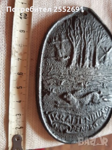 Метална плочка, снимка 3 - Антикварни и старинни предмети - 28557028