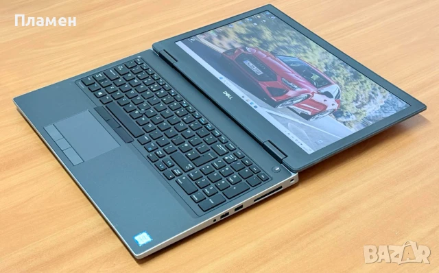 Dell Precision 7540 / i7-9750H / 32GB DDR4 / 512GB SSD / Quadro T1000 4GB / 15.6" FHD IPS / КАТО НОВ, снимка 3 - Лаптопи за работа - 51269395